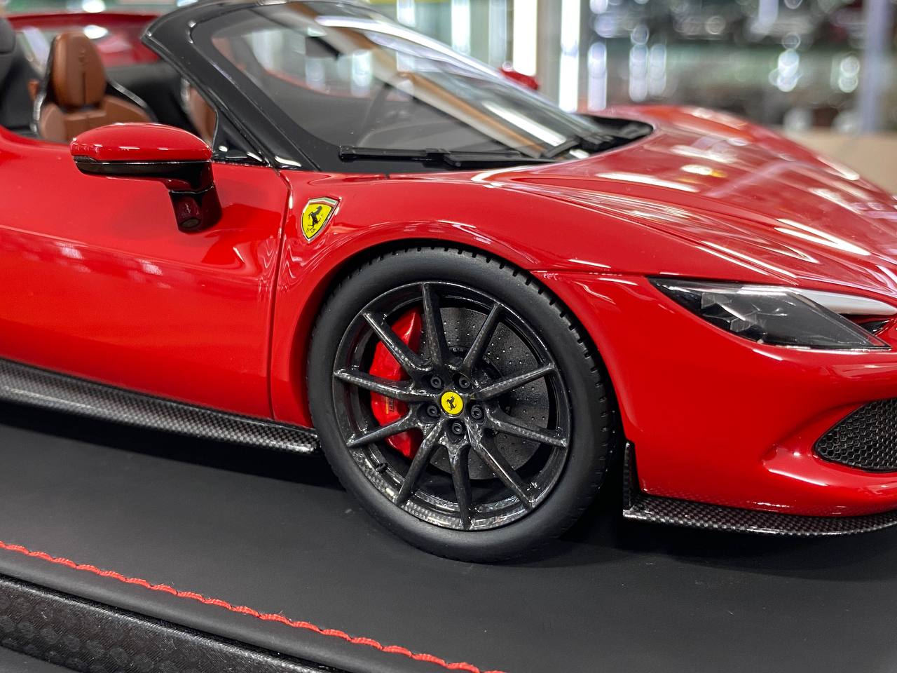 Ferrari 296 GTS 1:18 Resin – Rosso Corsa 322 | BBR Limited (200 pcs)