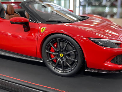 Ferrari 296 GTS 1:18 Resin – Rosso Corsa 322 | BBR Limited (200 pcs)