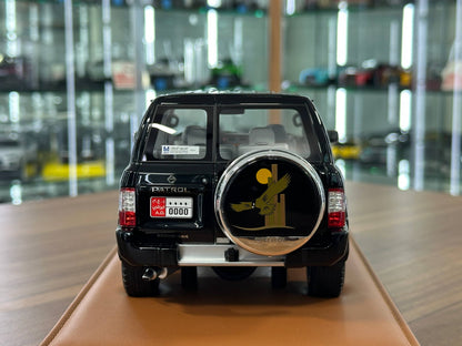 Old School Models Nissan Patrol Y61 (2004) – Black – 1:18 Resin Model (Non‑Opening, Limited 100 pcs)