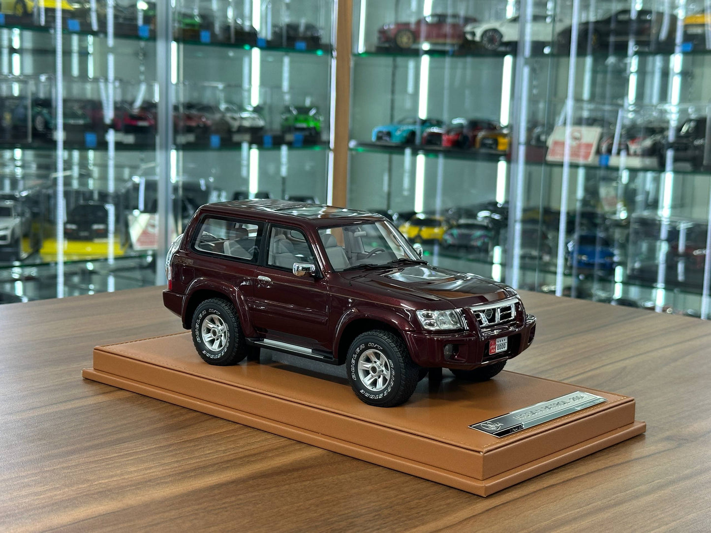 Old School Models Nissan Patrol Y61 (2004) – Red – 1:18 Resin Model (Limited 100 pcs)