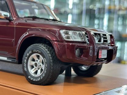Old School Models Nissan Patrol Y61 (2004) – Red – 1:18 Resin Model (Limited 100 pcs)
