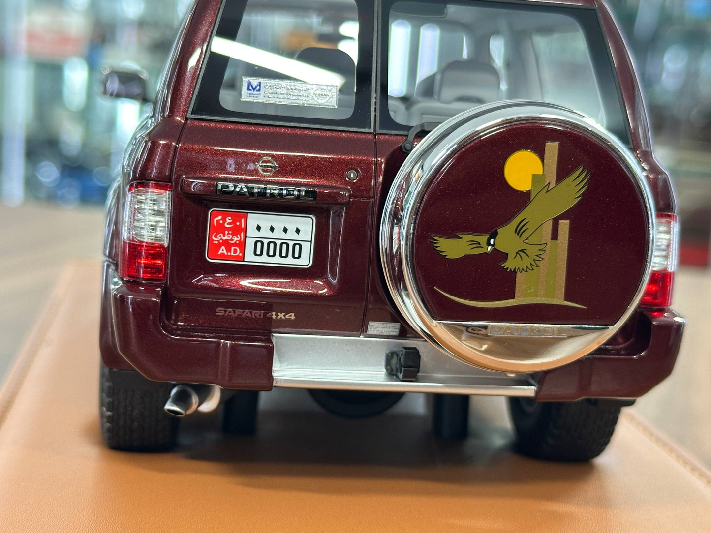 Old School Models Nissan Patrol Y61 (2004) – Red – 1:18 Resin Model (Limited 100 pcs)