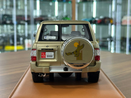 Old School Models Nissan Patrol Y61 (2004) – Gold – 1:18 Resin Model (Non‑Opening, Limited 100 pcs)