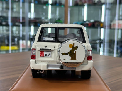Old School Models Nissan Patrol Y61 (2004) – white – 1:18 Resin Model (Non‑Opening, Limited 100 pcs) (Copy)