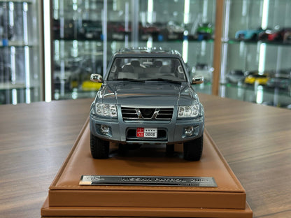 Old School Models Nissan Patrol Y61 (2004) – Grey – 1:18 Resin Model (Non‑Opening, Limited 100 pcs)