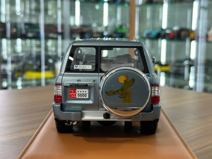 Old School Models Nissan Patrol Y61 (2004) – Grey – 1:18 Resin Model (Non‑Opening, Limited 100 pcs)