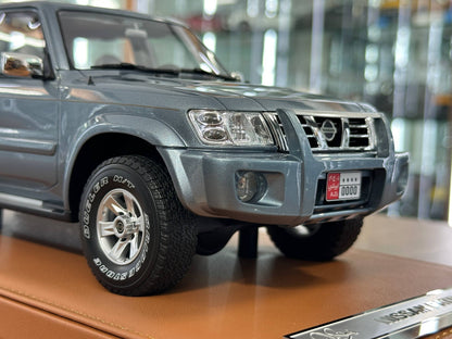 Old School Models Nissan Patrol Y61 (2004) – Grey – 1:18 Resin Model (Non‑Opening, Limited 100 pcs)
