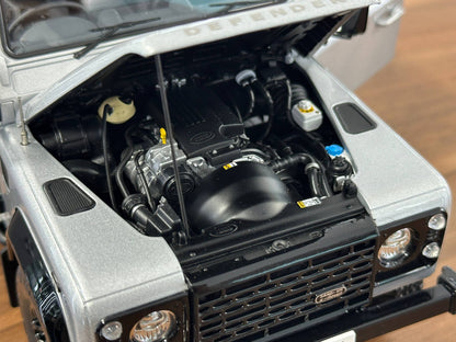 Almost Real Land Rover Defender 90 (2015) – Silver – 1:18 Metal Diecast Model (Full Opening, Limited Edition)