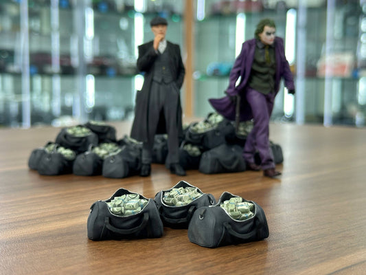 SF Scale Figure Accessory – 3 Bags with Money – 1:18 Diorama Set (Figures Not Included)