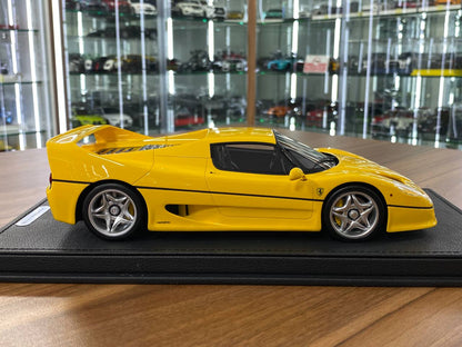 1:18 Resin Model BBR Collection Model Ferrari F50 Coupe – Giallo Modena (Limited 150 pcs – Dubai Collectors)