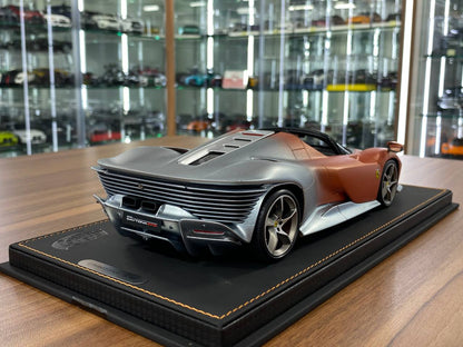 1:18 Resin Model BBR Collection Model Ferrari SP3 Daytona – Seat Orange Titanium Grey (Limited 99 pcs – Dubai Collectors)