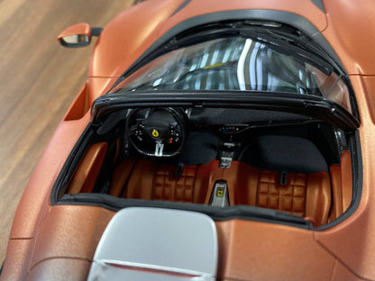 1:18 Resin Model BBR Collection Model Ferrari SP3 Daytona – Seat Orange Titanium Grey (Limited 99 pcs – Dubai Collectors)