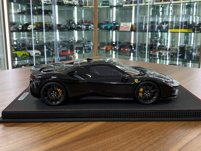 1:18 Resin BBR Models Ferrari SF90 Stradale Pack Fiorano – New Black Daytona (Limited 35 pcs – Dubai Collectors)