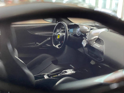 1:18 Resin BBR Models Ferrari SF90 Stradale Pack Fiorano – New Black Daytona (Limited 35 pcs – Dubai Collectors)