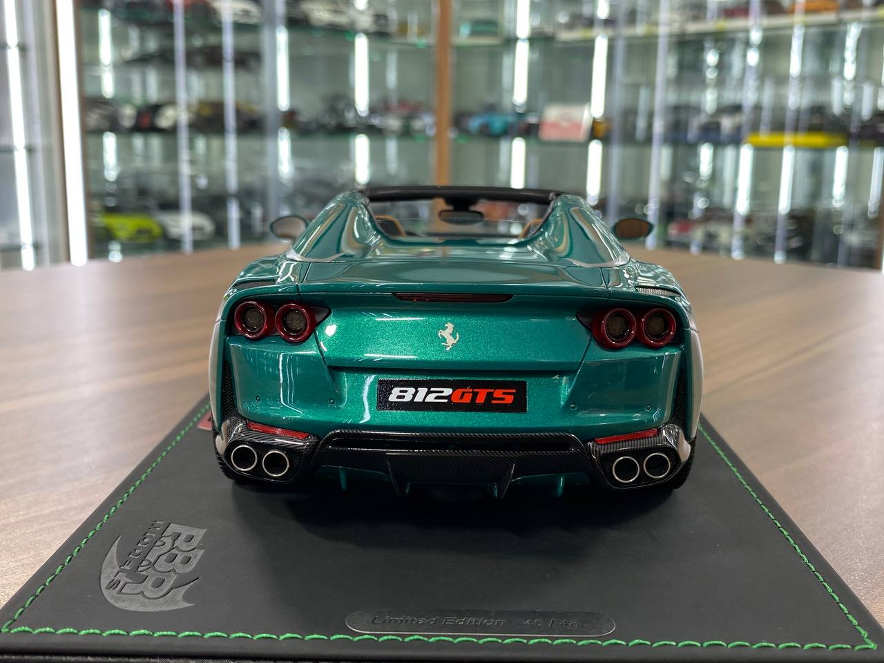 1:18 Resin Model BBR Collection Model Ferrari 812 GTS – Green (Limited 48 pcs – Dubai Collectors)