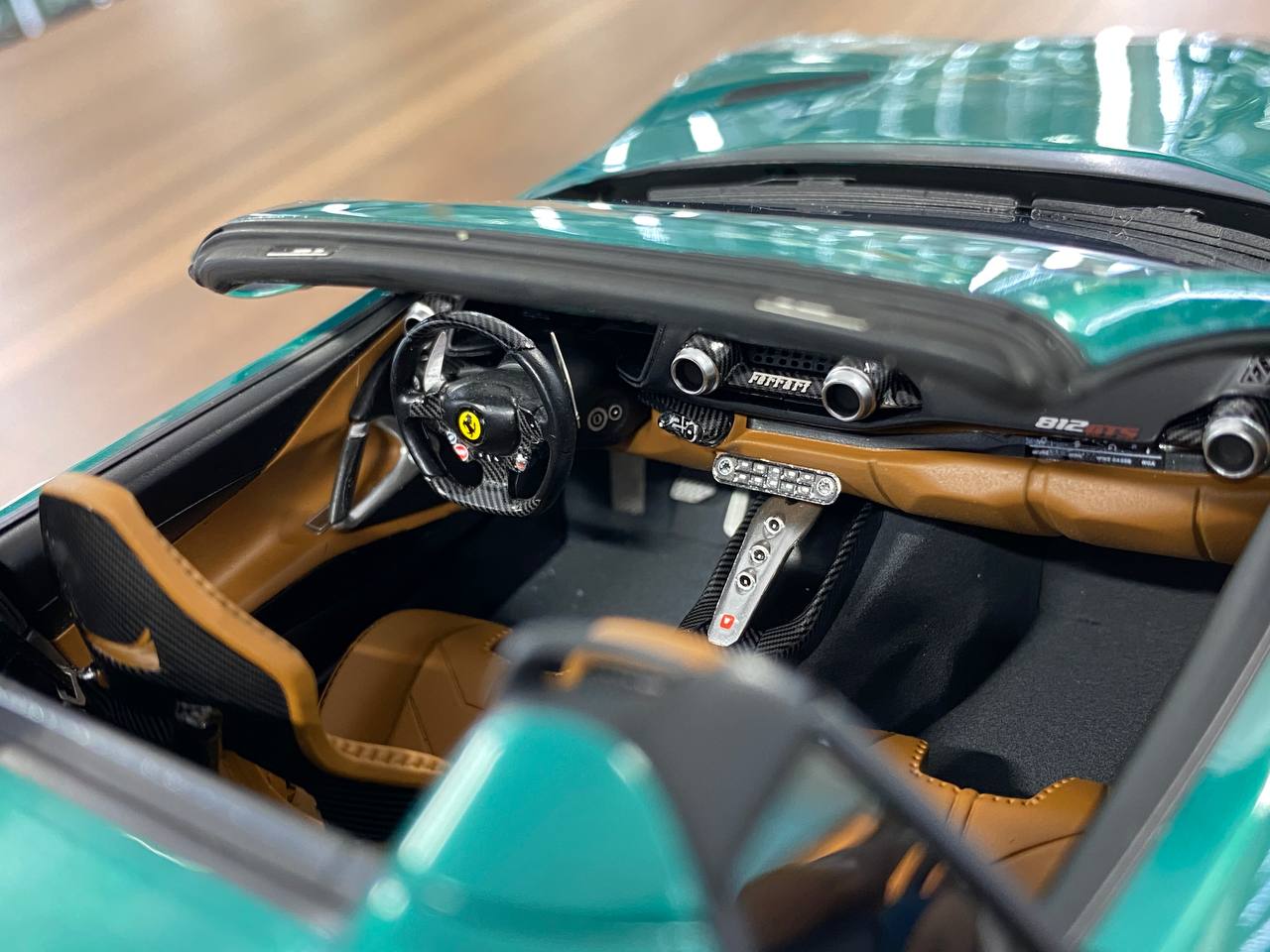 1:18 Resin Model BBR Collection Model Ferrari 812 GTS – Green (Limited 48 pcs – Dubai Collectors)