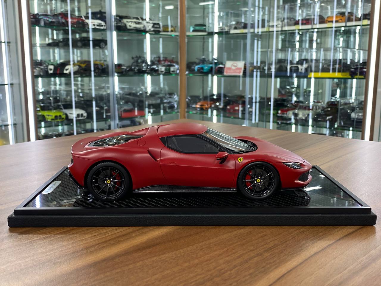 1:18 Resin Model BBR Collection Model Ferrari 296 GTB – Rosso F1-75 (Limited 96 pcs – Dubai Collectors)