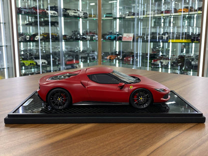 1:18 Resin Model BBR Collection Model Ferrari 296 GTB – Rosso F1-75 (Limited 96 pcs – Dubai Collectors)