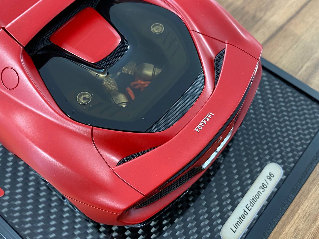 1:18 Resin Model BBR Collection Model Ferrari 296 GTB – Rosso F1-75 (Limited 96 pcs – Dubai Collectors)