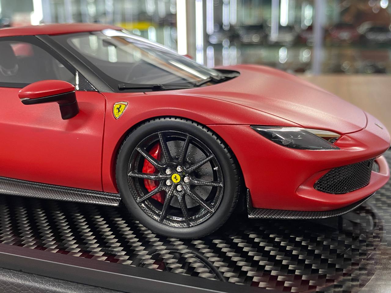 1:18 Resin Model BBR Collection Model Ferrari 296 GTB – Rosso F1-75 (Limited 96 pcs – Dubai Collectors)