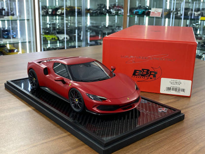1:18 Resin Model BBR Collection Model Ferrari 296 GTB – Rosso F1-75 (Limited 96 pcs – Dubai Collectors)