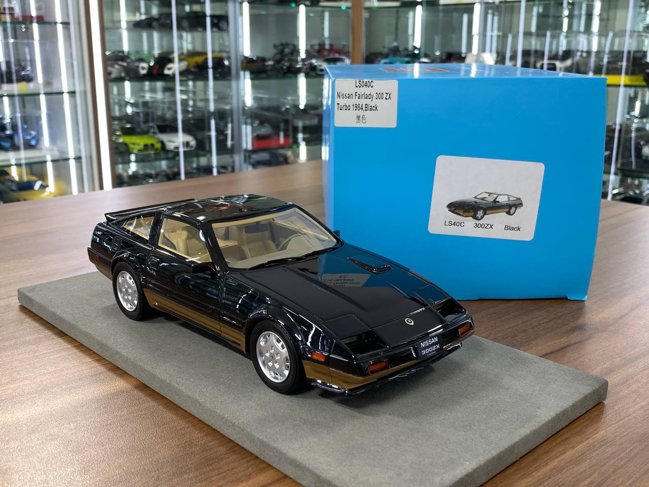 1:18 Resin Model LS Collectibles Nissan Fairlady 300 ZX Turbo 1984 – Black (Limited 250 pcs – Dubai Collectors)