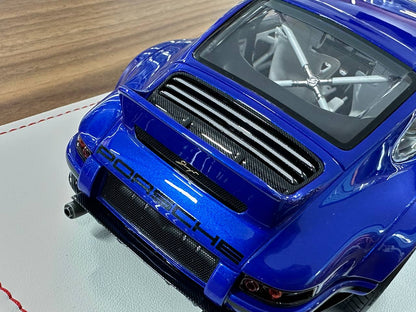 1:18 Resin Model Porsche Singer DLS 2022  – Pearl Blue/Black | IVY Models (Limited 20 pcs – Dubai Collectors)