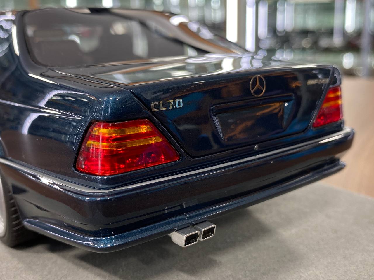 1:18 Resin Model LS Collectibles Mercedes Benz CL 600 7.0 Coupe – Dark Blue (Limited 250 pcs – Dubai Collectors)