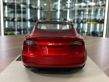 1:18 Resin Model LS Collectibles Tesla Model 3 – Red (Limited 500 pcs – Dubai Collectors)