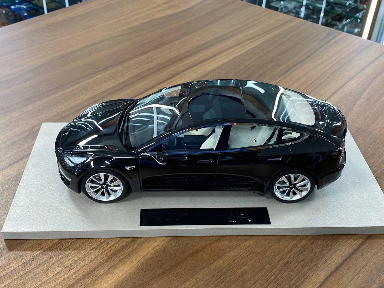 1:18 Resin Model LS Collectibles Tesla Model 3 – Black (Limited 500 pcs – Dubai Collectors)
