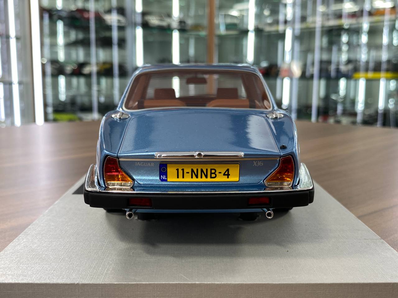 1:18 Resin Model LS Collectibles Jaguar XJ6 1982 – Light Blue (Limited 250 pcs – Dubai Collectors)