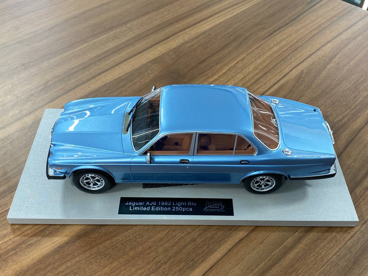 1:18 Resin Model LS Collectibles Jaguar XJ6 1982 – Light Blue (Limited 250 pcs – Dubai Collectors)