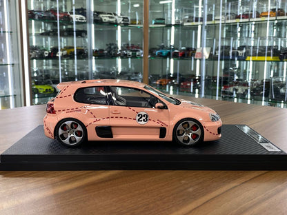 1:18 Resin Model IVY Tailor Models Volkswagen Golf GTI W12 650 – Pink Pig (Limited 199 pcs – Dubai Collectors)