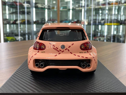1:18 Resin Model IVY Tailor Models Volkswagen Golf GTI W12 650 – Pink Pig (Limited 199 pcs – Dubai Collectors)