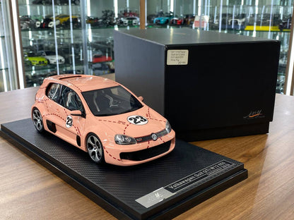 1:18 Resin Model IVY Tailor Models Volkswagen Golf GTI W12 650 – Pink Pig (Limited 199 pcs – Dubai Collectors)