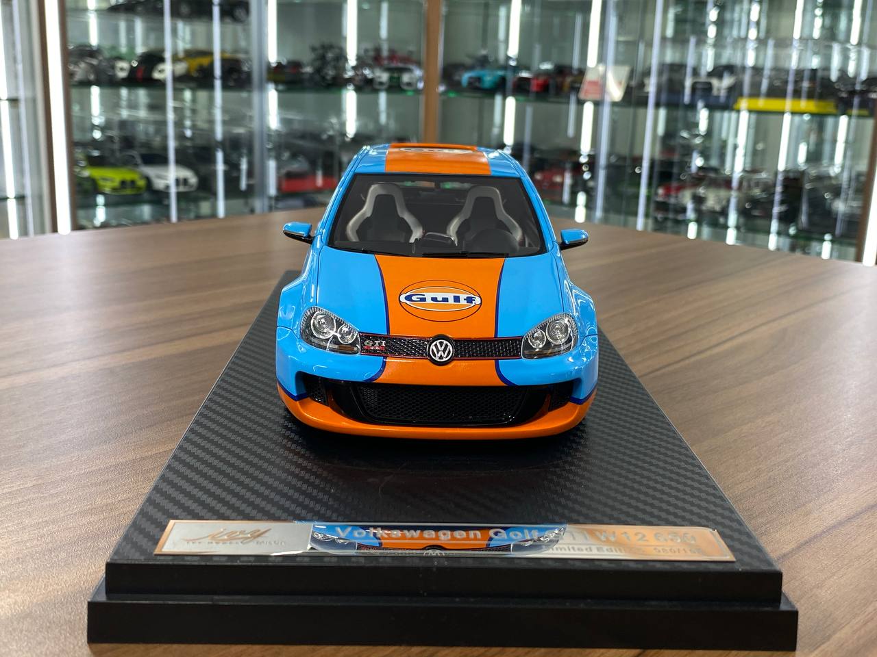 1:18 Resin Model IVY Tailor Models Volkswagen Golf GTI W12 650 – Gulf (Limited 199 pcs – Dubai Collectors)