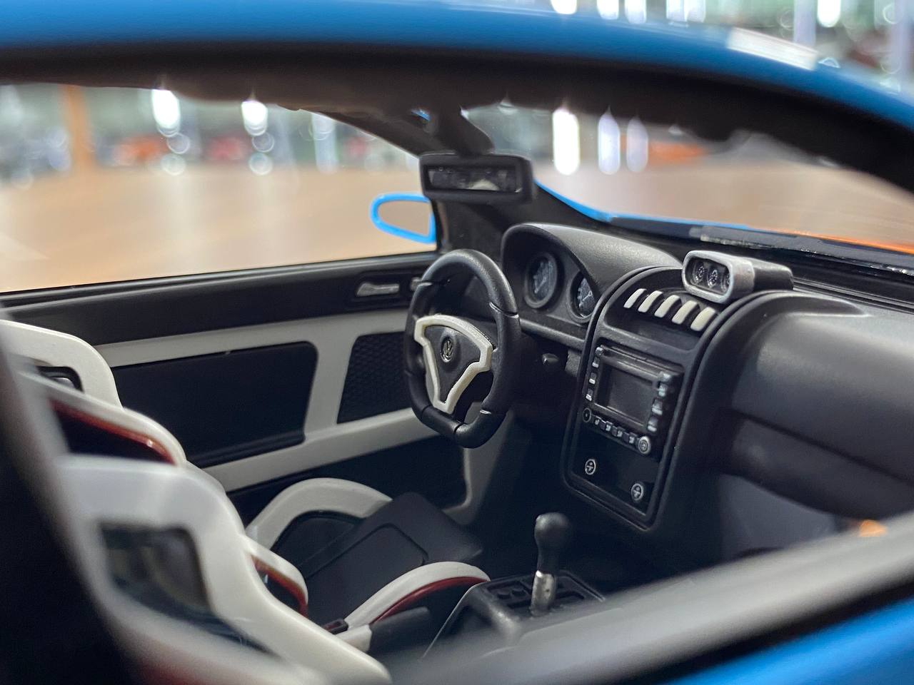 1:18 Resin Model IVY Tailor Models Volkswagen Golf GTI W12 650 – Gulf (Limited 199 pcs – Dubai Collectors)