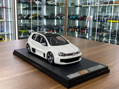 1:18 Resin Model IVY Tailor Models Volkswagen Golf GTI W12 650 – White (Limited 299 pcs – Dubai Collectors)