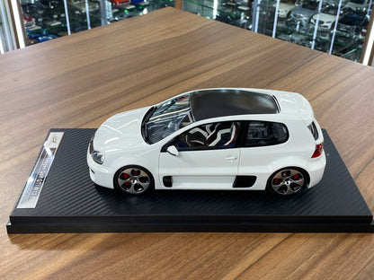1:18 Resin Model IVY Tailor Models Volkswagen Golf GTI W12 650 – White (Limited 299 pcs – Dubai Collectors)