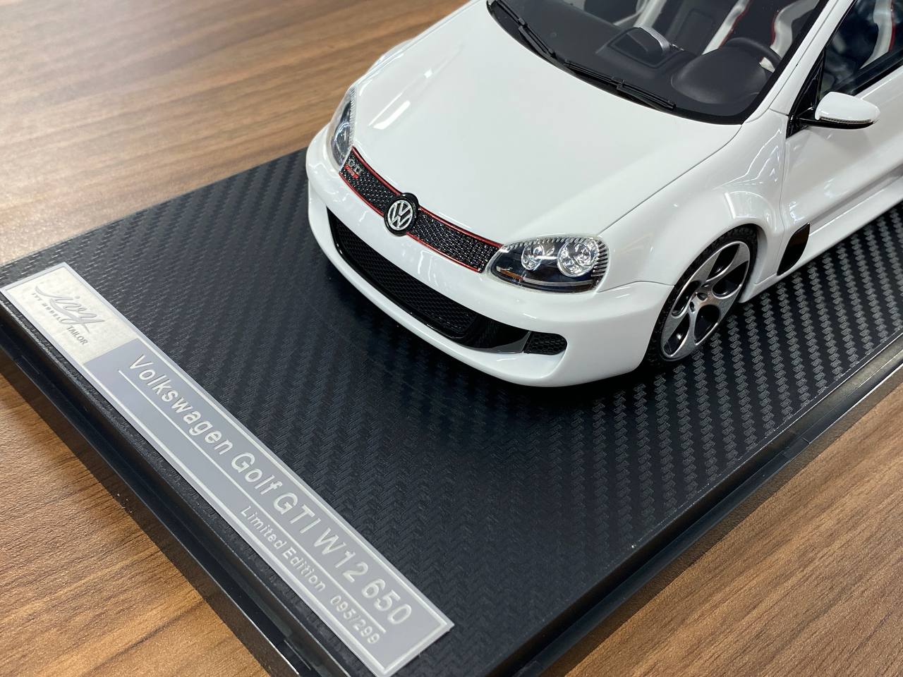 1:18 Resin Model IVY Tailor Models Volkswagen Golf GTI W12 650 – White (Limited 299 pcs – Dubai Collectors)