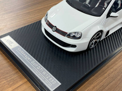 1:18 Resin Model IVY Tailor Models Volkswagen Golf GTI W12 650 – White (Limited 299 pcs – Dubai Collectors)