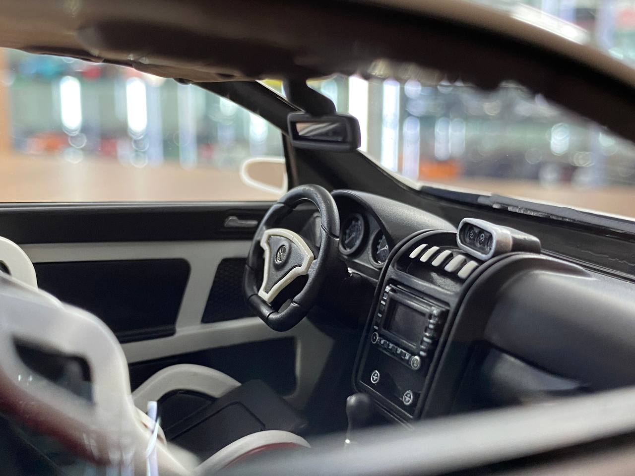 1:18 Resin Model IVY Tailor Models Volkswagen Golf GTI W12 650 – White (Limited 299 pcs – Dubai Collectors)