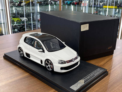 1:18 Resin Model IVY Tailor Models Volkswagen Golf GTI W12 650 – White (Limited 299 pcs – Dubai Collectors)