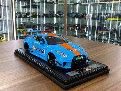 1:18 Resin Model IVY Merit Models Nissan GT-R R35 LBWK – Gulf (Limited 49 pcs – Dubai Collectors)