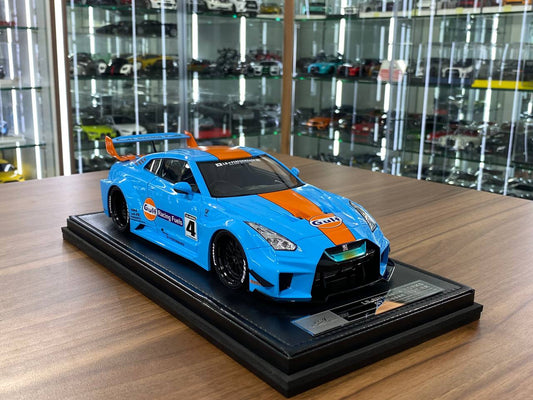 1:18 Resin Model IVY Merit Models Nissan GT-R R35 LBWK – Gulf (Limited 49 pcs – Dubai Collectors)