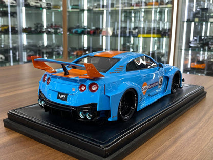 1:18 Resin Model IVY Merit Models Nissan GT-R R35 LBWK – Gulf (Limited 49 pcs – Dubai Collectors)