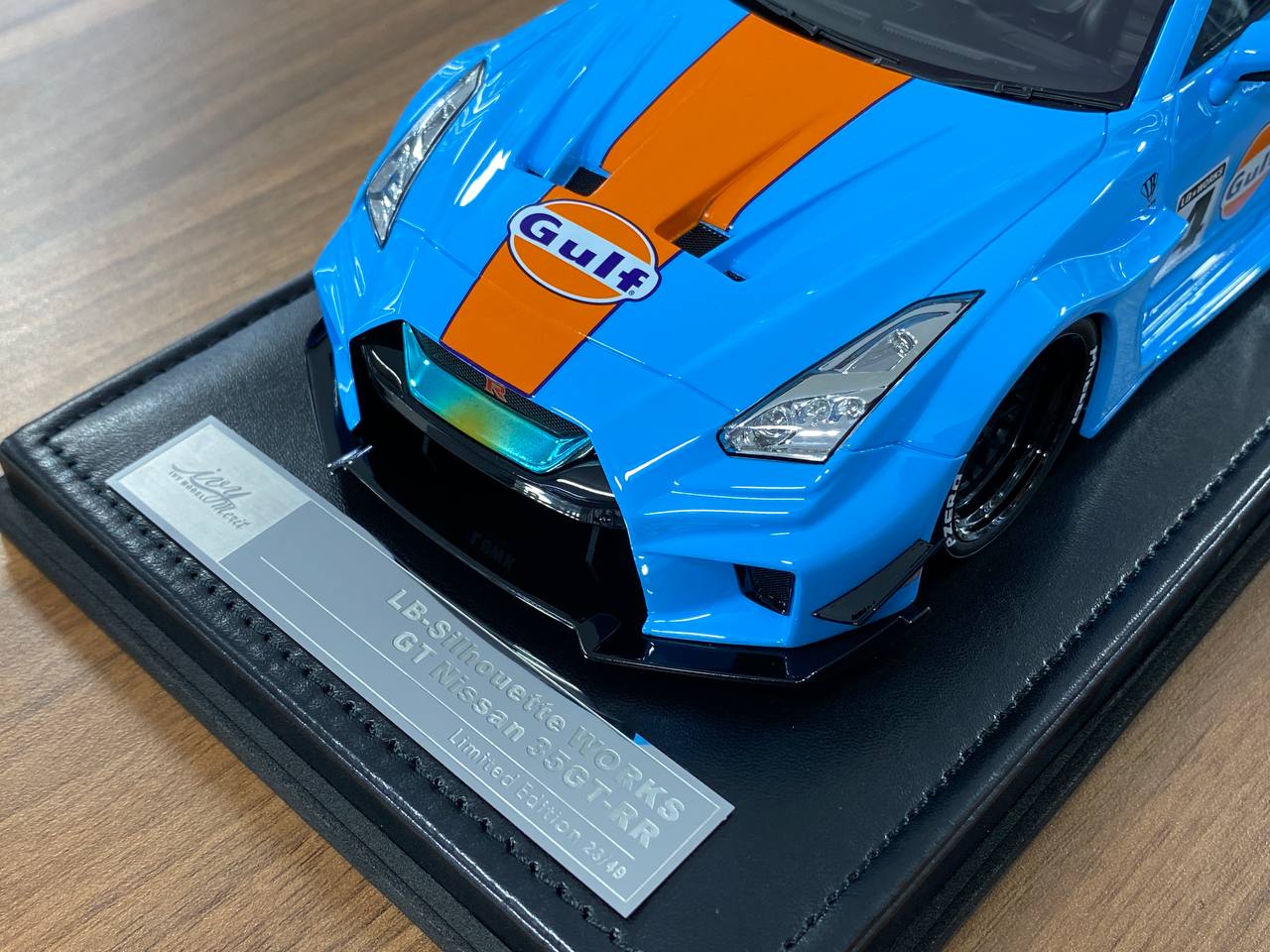 1:18 Resin Model IVY Merit Models Nissan GT-R R35 LBWK – Gulf (Limited 49 pcs – Dubai Collectors)