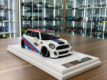 1:18 Resin Model IVY Merit Models Mini Cooper LBWK – Martini (Limited 39 pcs – Dubai Collectors)