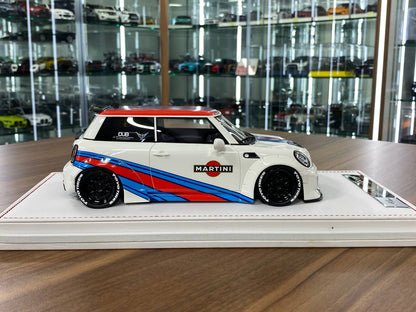 1:18 Resin Model IVY Merit Models Mini Cooper LBWK – Martini (Limited 39 pcs – Dubai Collectors)