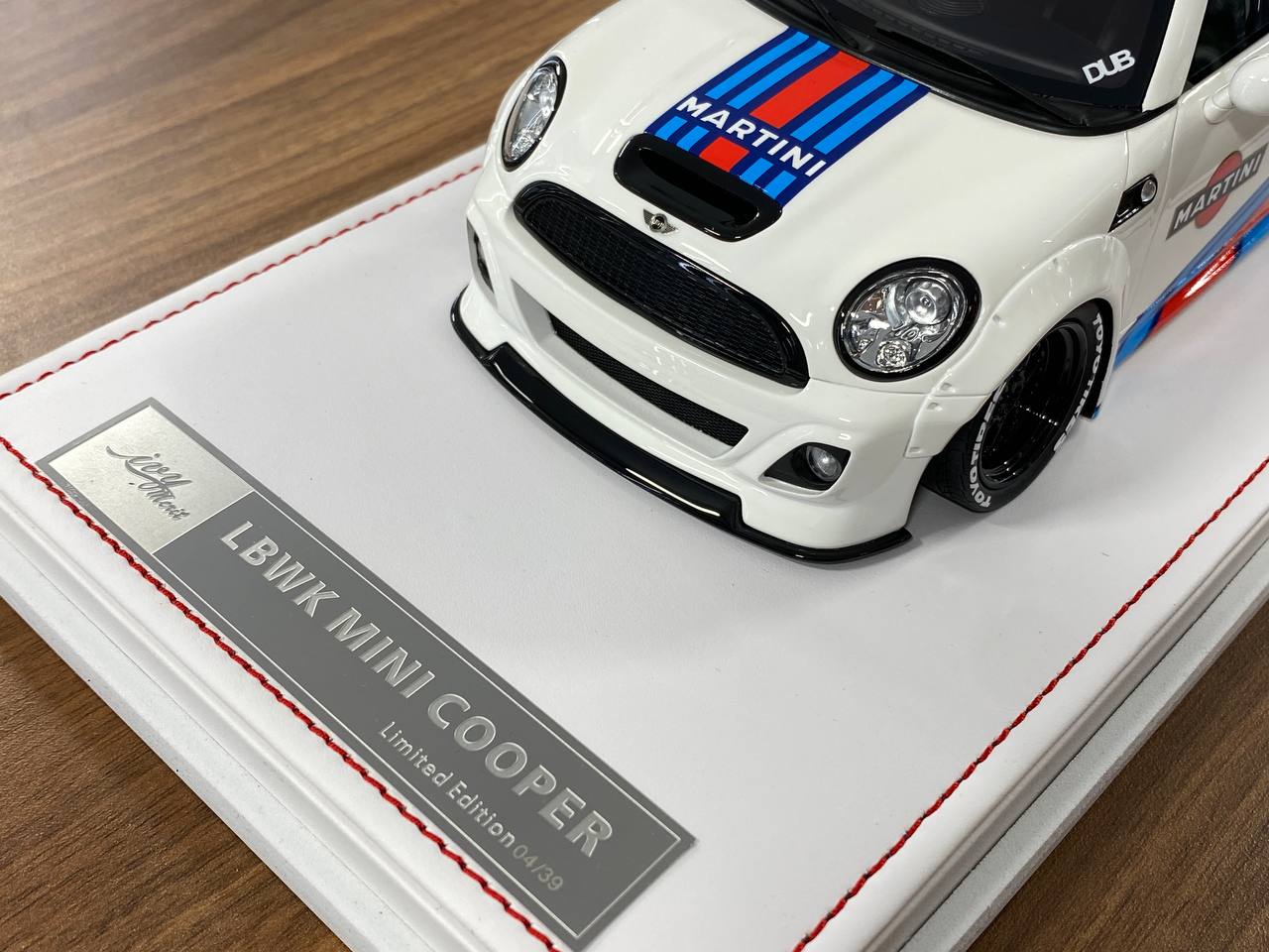 1:18 Resin Model IVY Merit Models Mini Cooper LBWK – Martini (Limited 39 pcs – Dubai Collectors)